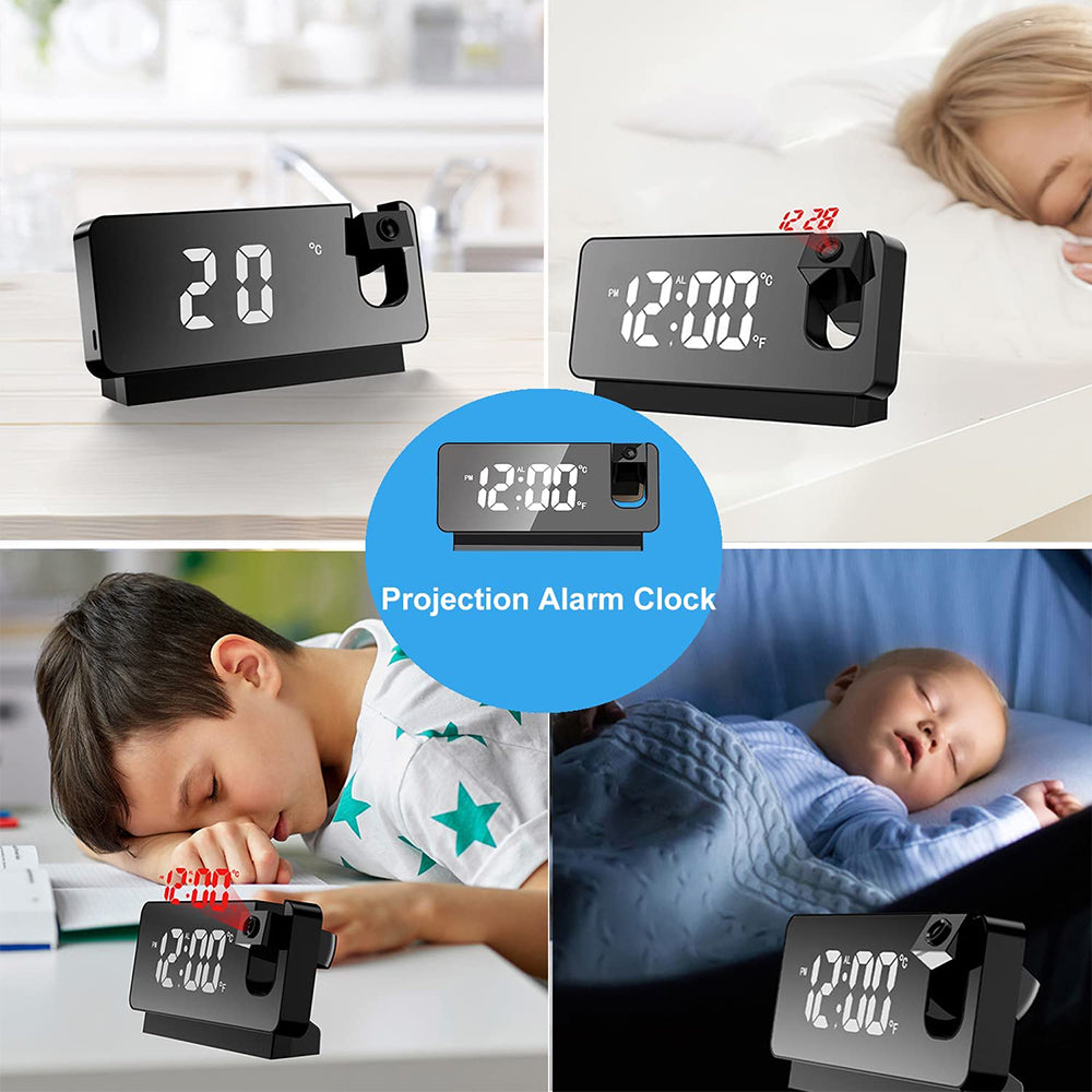 LED Digital Projection Alarm Clock Electronic Alarm Clock ⏰